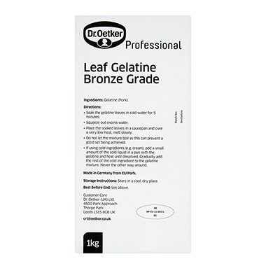 Bronze Leaf Gelatine