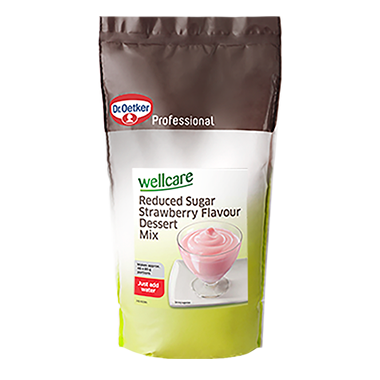 Wellcare Reduced Sugar Strawberry Flavour Dessert Mix