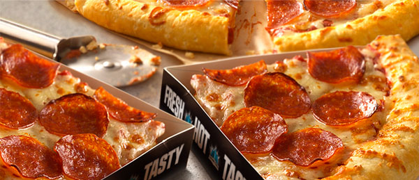 Takeaway pizza slice boxes