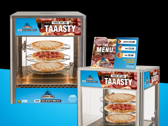 Pizza to Go equipment and branding